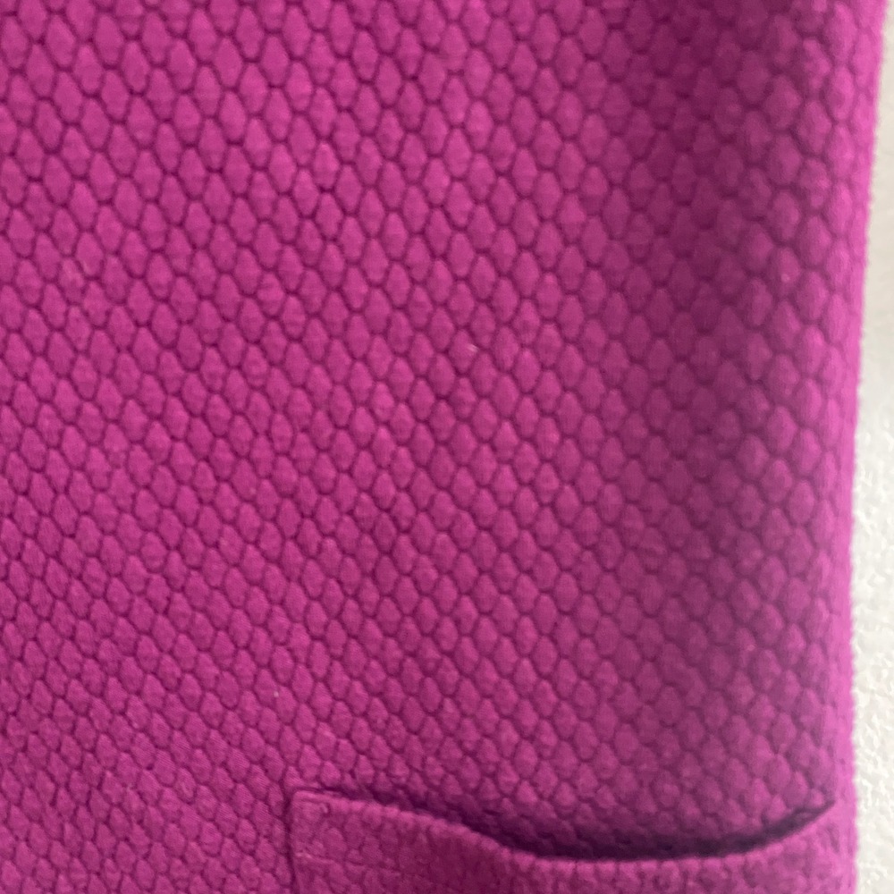 Boden Textured Quilted Knit Shift Dress 2P Plum Purple Pockets Mod Preppy Work - Picture 2 of 6